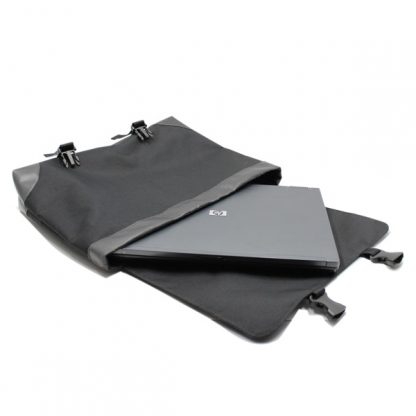 сумка портфель простой для ноутбука лептом без молнии черный экокожа внутри