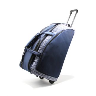 сумка колёсная спортивная дорожная багаж большая синяя на колёсах
