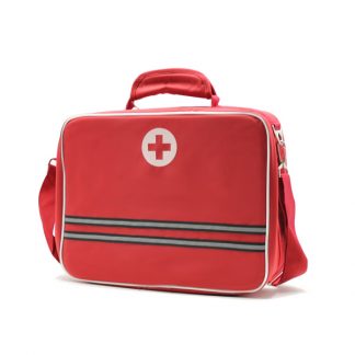 медицинская сумка для скорой помощи красная сбоку