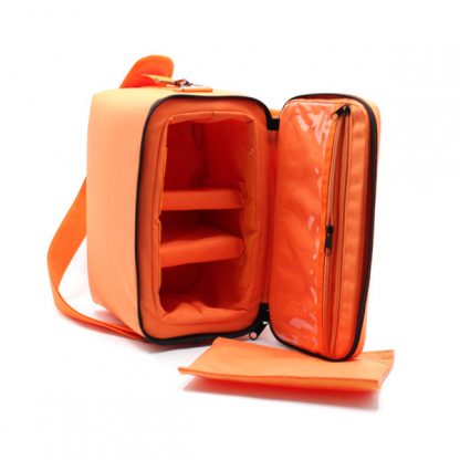 сумка для оборудования в поездку оранжевая внутри
