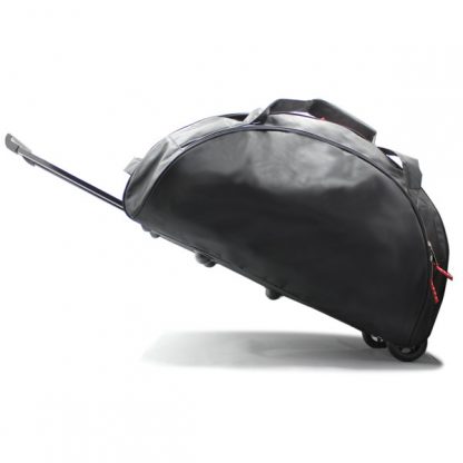 сумка колёсная спортивная для спортсменов чёрная ручка