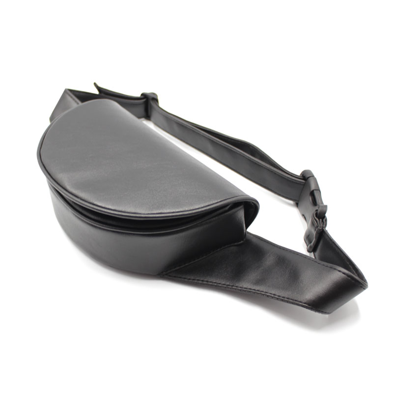 sumka_poyasnaya_ekokozha_plotnaya_kofr_s_klapanom_chornaya_Sp-14_black_05 сумка поясная экокожа плотная кофр с клапаном чёрная дно