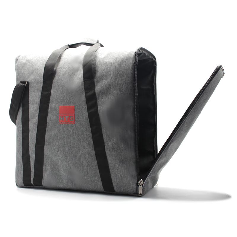 сумка плотная большая серая для прибора с боковым открытием с клапаном