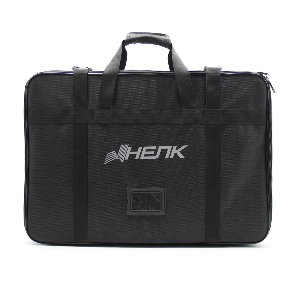 Сумка кофр кейс большая жесткая с ремнями на молнии спереди