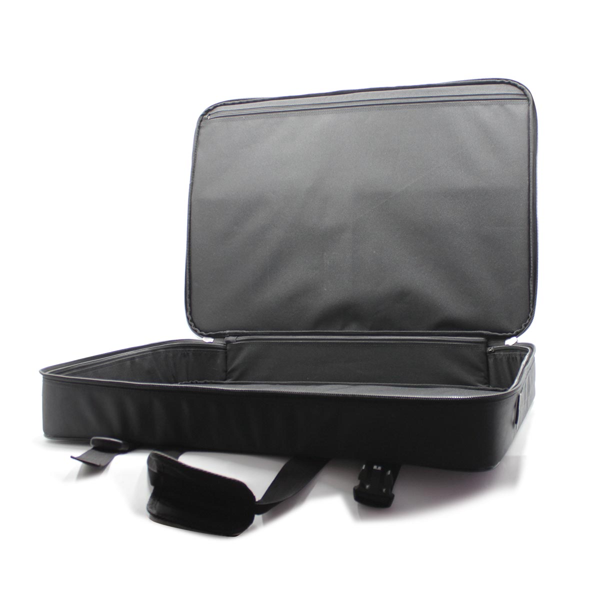 Сумка кофр кейс большая жесткая с ремнями на молнии внутри