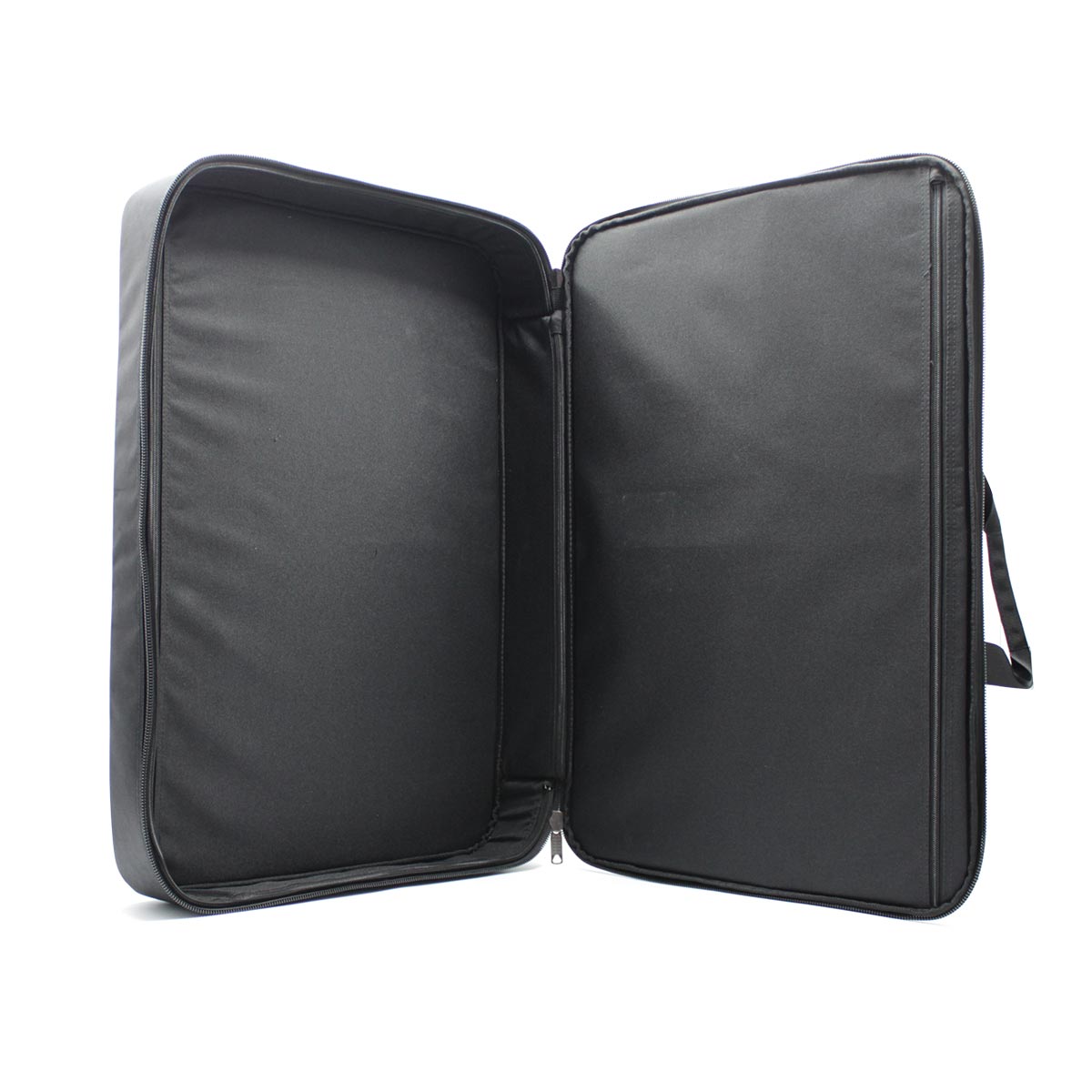 Сумка кофр кейс большая жесткая с ремнями на молнии